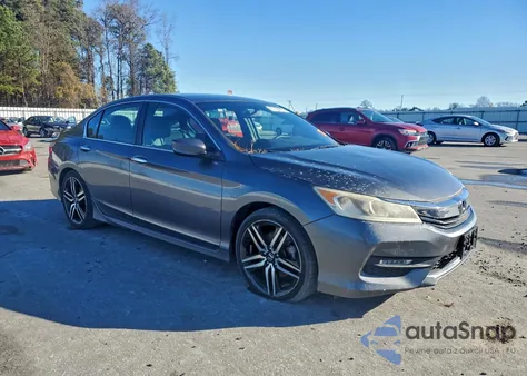2016 Honda Accord Sport z USA, uszkodzony, nr VIN 1HGCR2F55GA034474